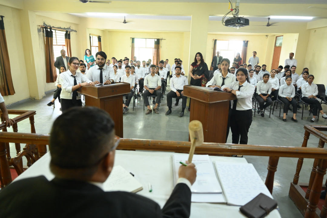 The Law Department Organized a Moot Court activity