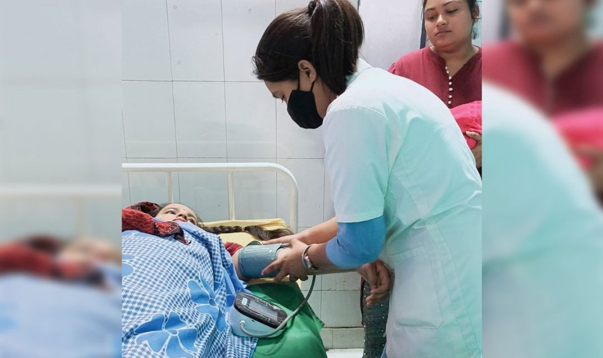 Institution Nursing students are undergoing a rigorous internship process at Community Health Center