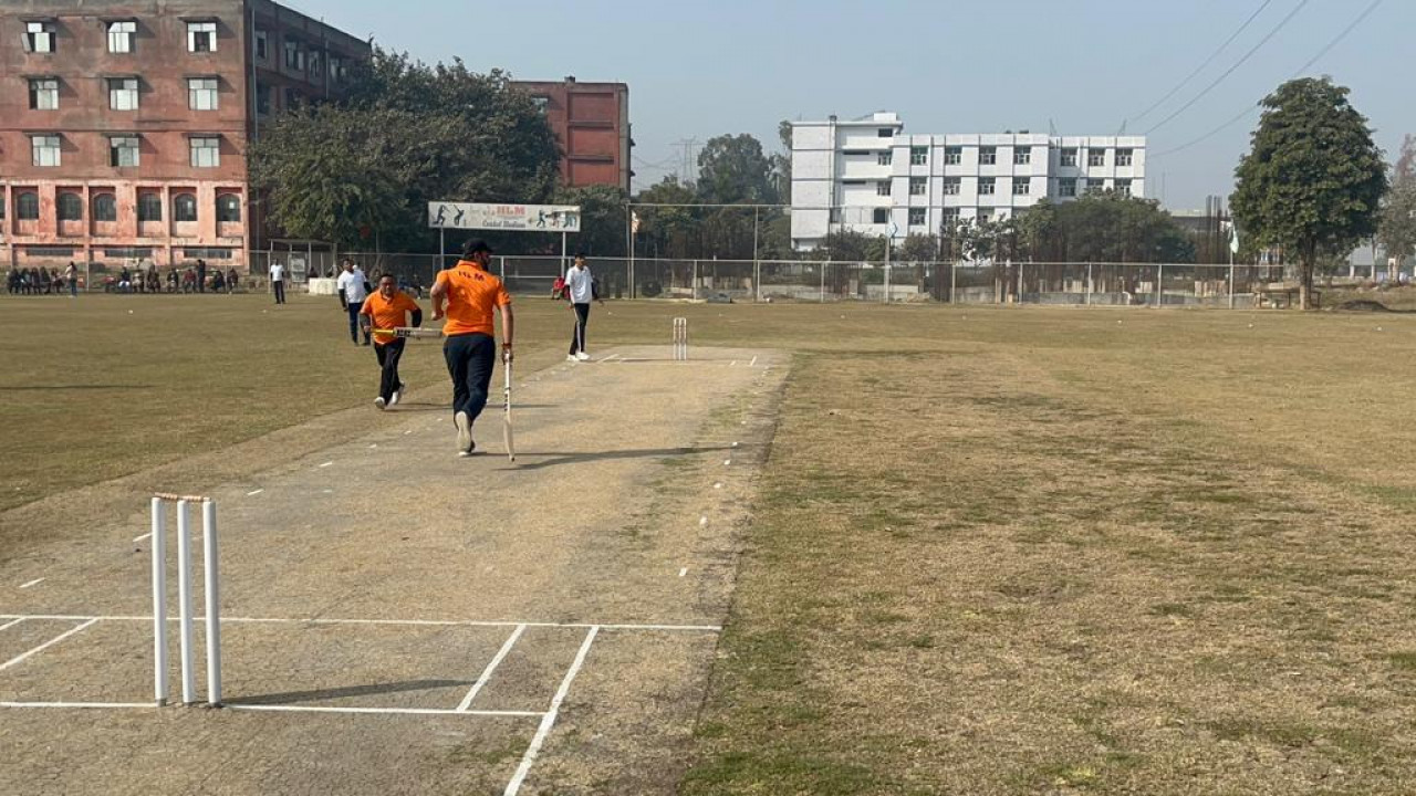 Cricket league of HLM v/s Media