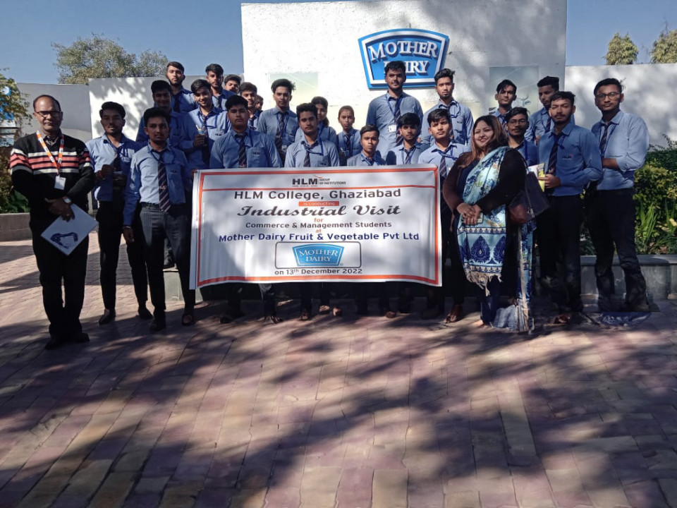 A glance at the industrial visit at Mother Dairy, New Delhi