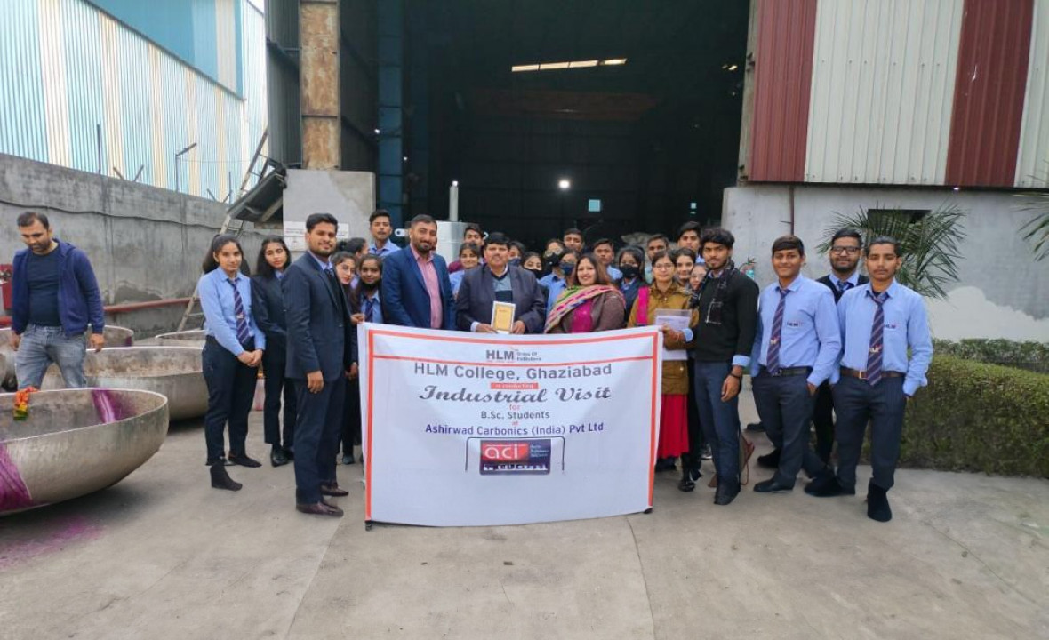 Industrial visit at Ashirwad Carbonics (India) Pvt Ltd for B.sc students