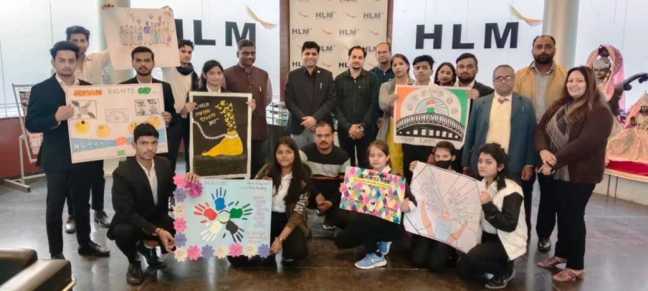 HLM College's celebration of Human Rights Day