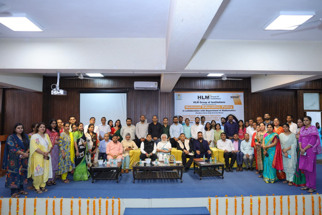 HLM  in collaboration with the Department of Mathematics, proudly hosted an enlightening seminar on the National Education Policy