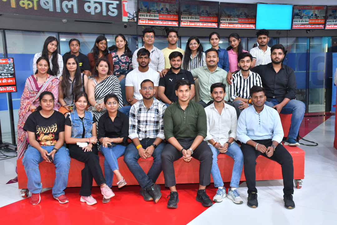 BBA students and faculties of our HLM Group of Institutions participated in India's renowned news channel TV9