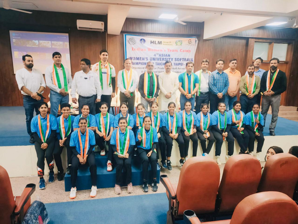 HLM proudly hosts a Training camp of Indian women Softball